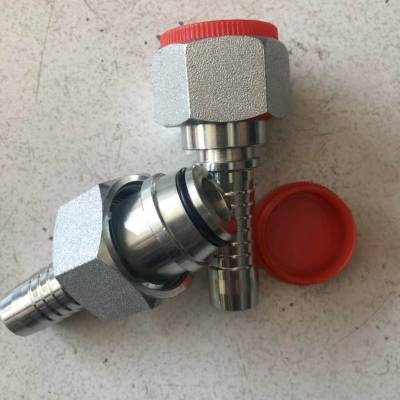 高压钢丝编织胶管接头 液压工程车辆的坚固基石