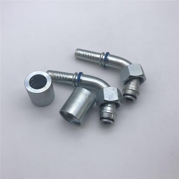 高压油管扣压式胶管接头三件套 304不锈钢材质与恒铭橡塑的卓越组合